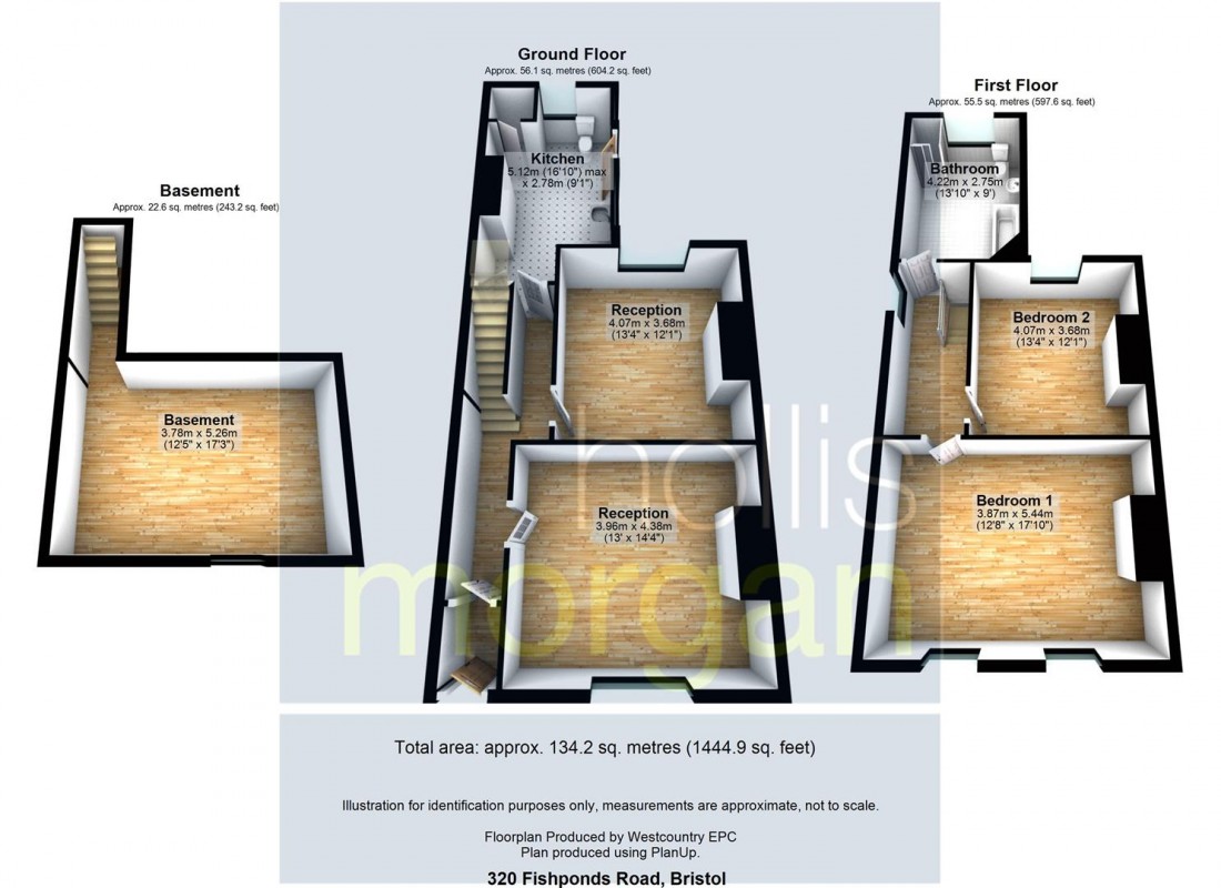 Floorplan for PERIOD PROPERTY FOR MODERNISATION + GARAGE