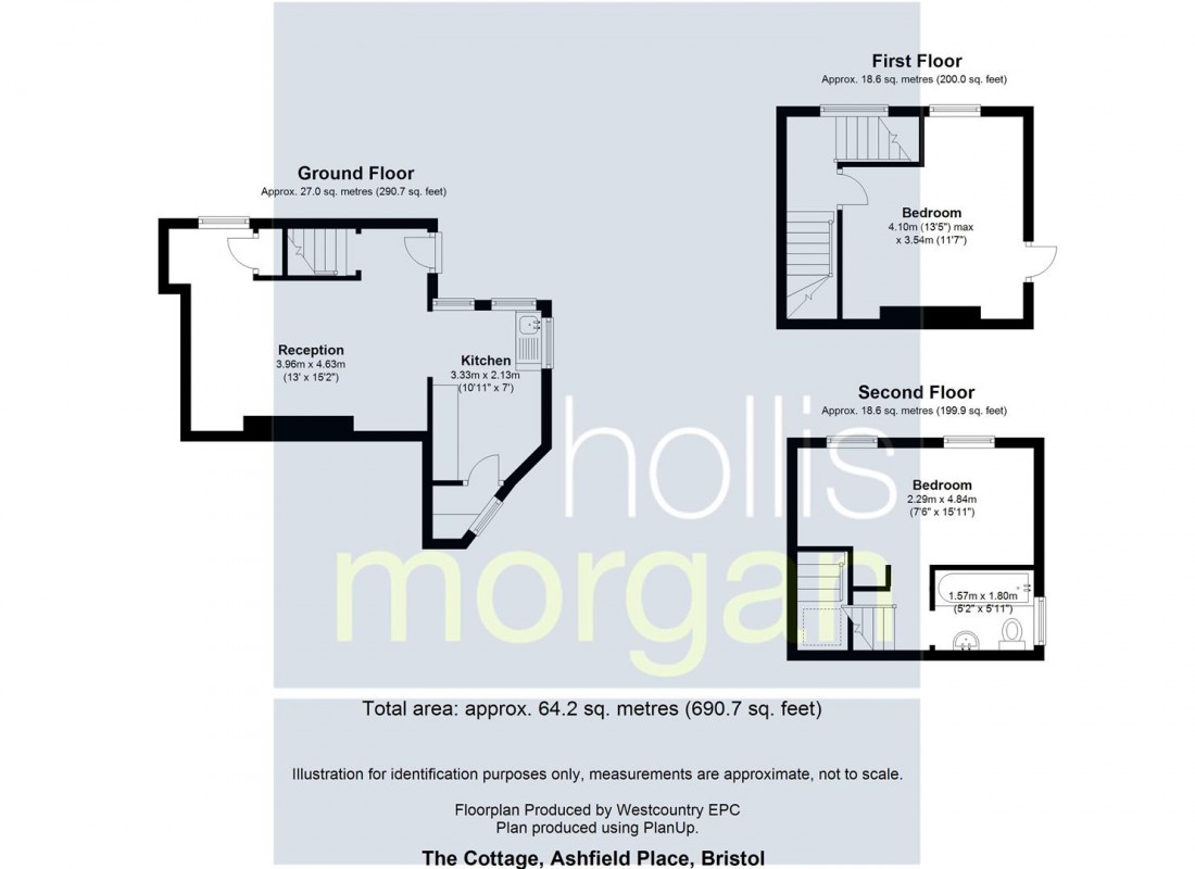 Floorplan for COTTAGE - GARDEN & PARKING