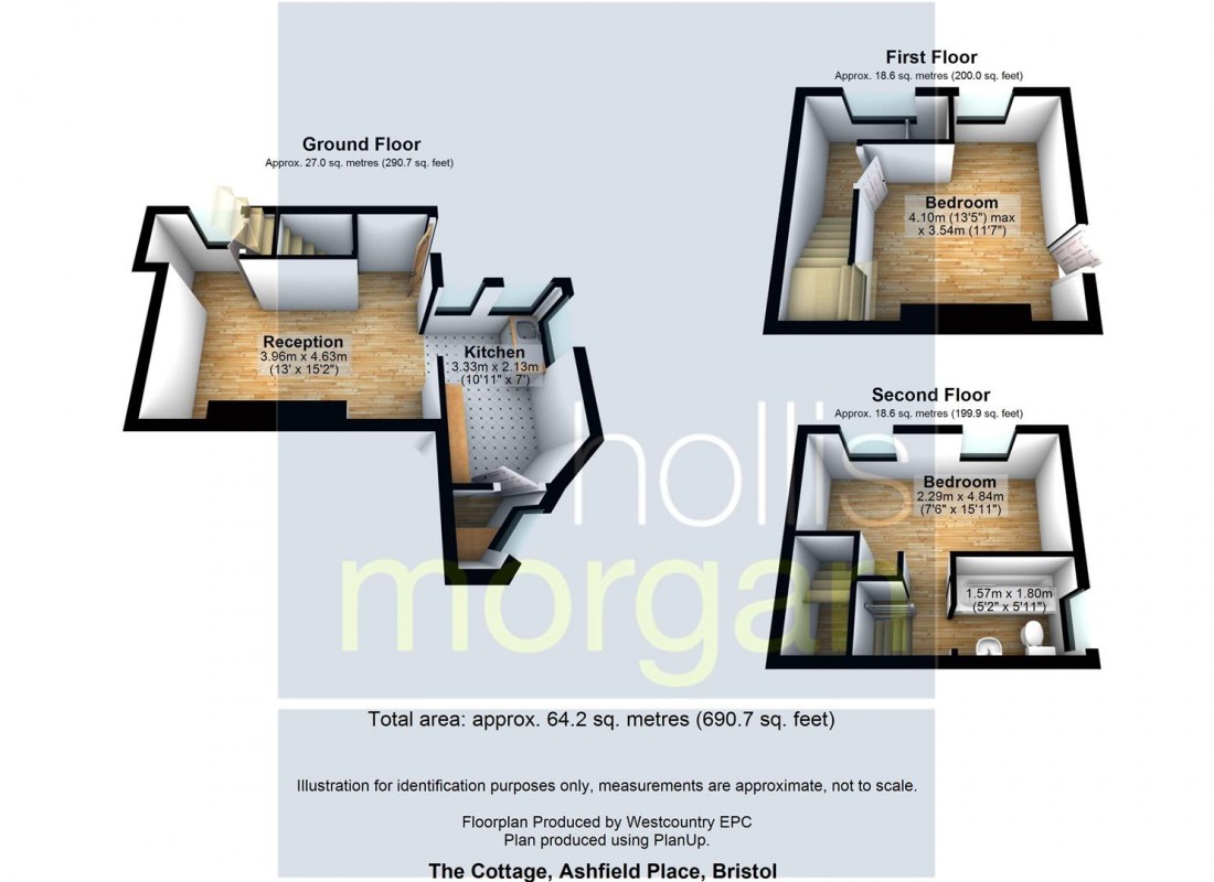 Floorplan for COTTAGE - GARDEN & PARKING