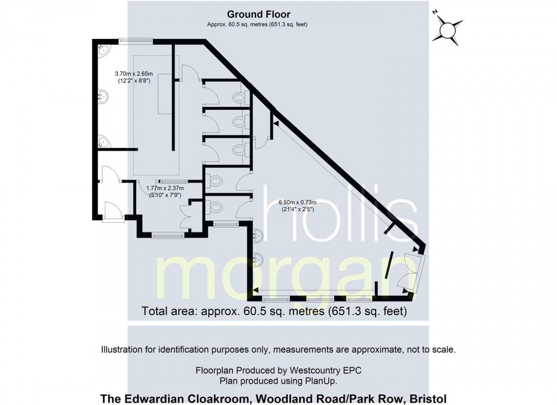 Floorplan for EDWARDIAN CLOAKROOM WITH POTENTIAL