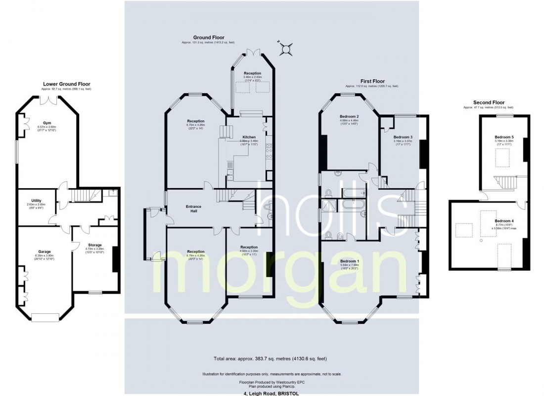 Floorplan for Leigh Road, Clifton