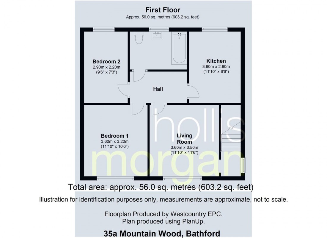 Floorplan for 2 BED FLAT - REDUCED PRICE FOR AUCTION