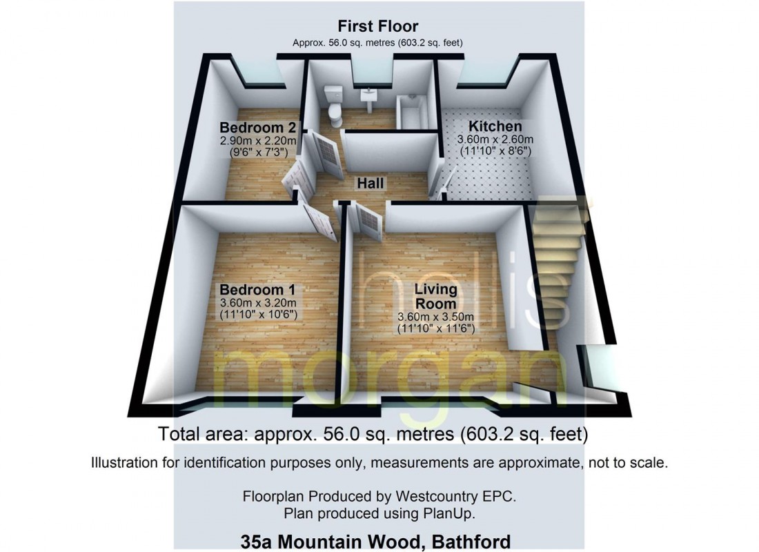 Floorplan for 2 BED FLAT - REDUCED PRICE FOR AUCTION