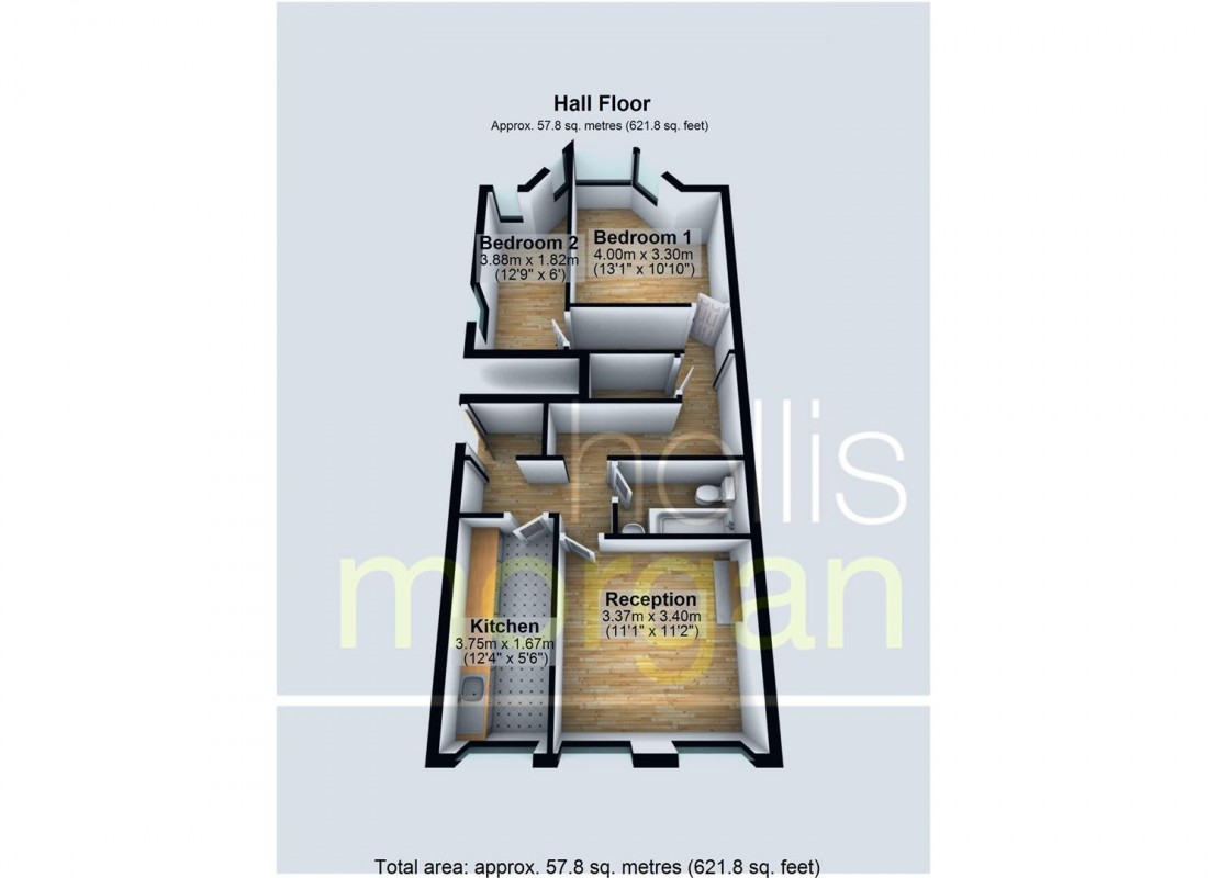 Floorplan for HALL FLOOR FLAT FOR BASIC UPDATING