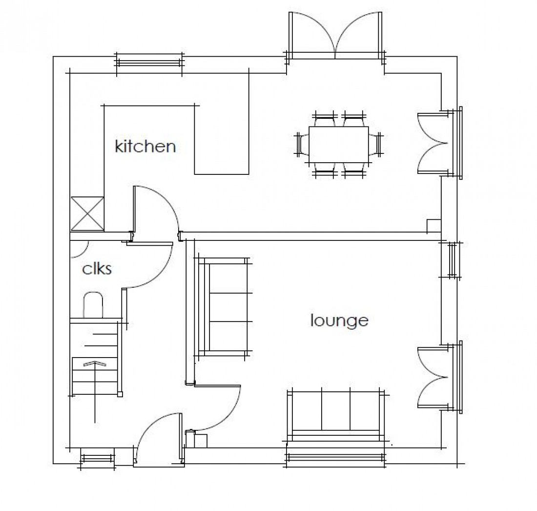 Floorplan for LAND WITH PLANNING GRANTED - 3 BED HOUSE
