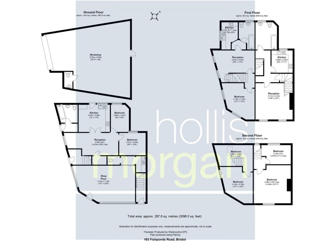 Floorplan for FREEHOLD BLOCK OF FLATS + RETAIL + WORKSHOP