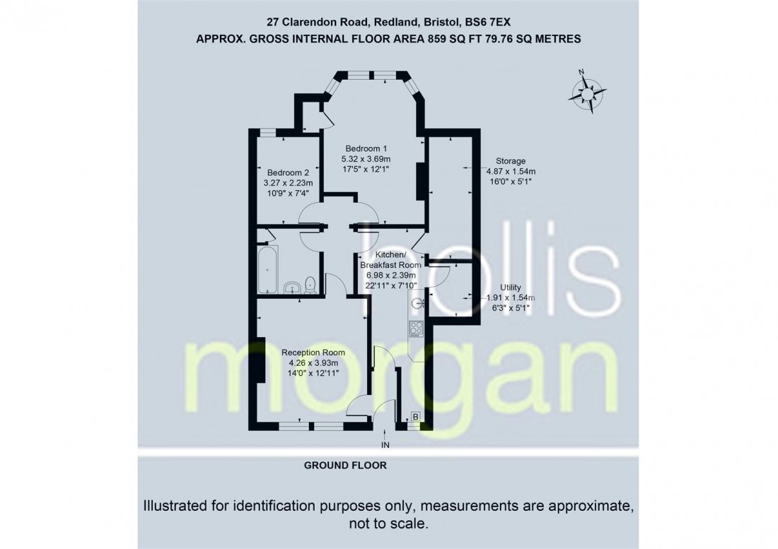 Floorplan for Clarendon Road, Redland