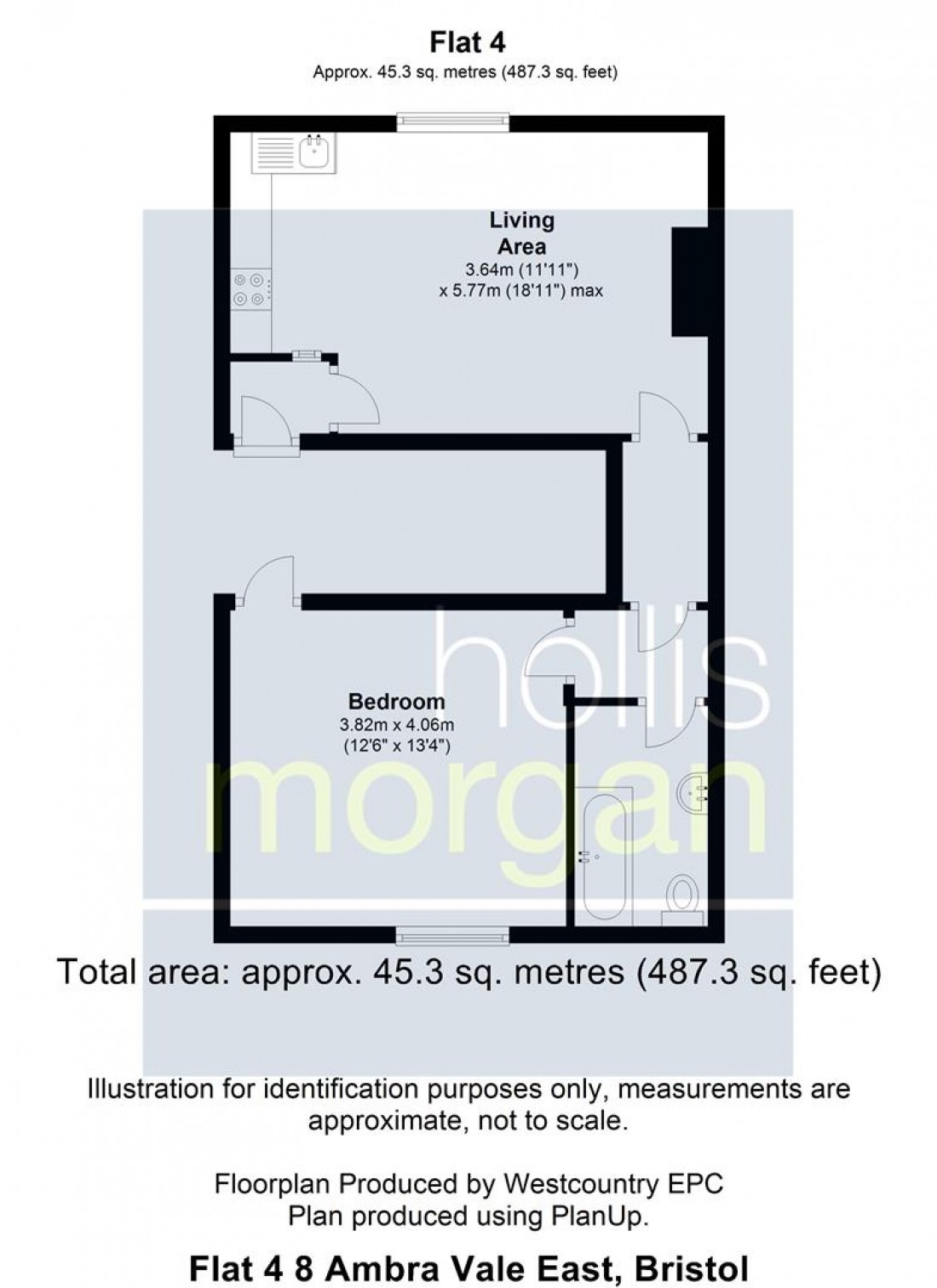 Floorplan for FLAT WITH VIEWS - REDUCED PRICE FOR AUCTION