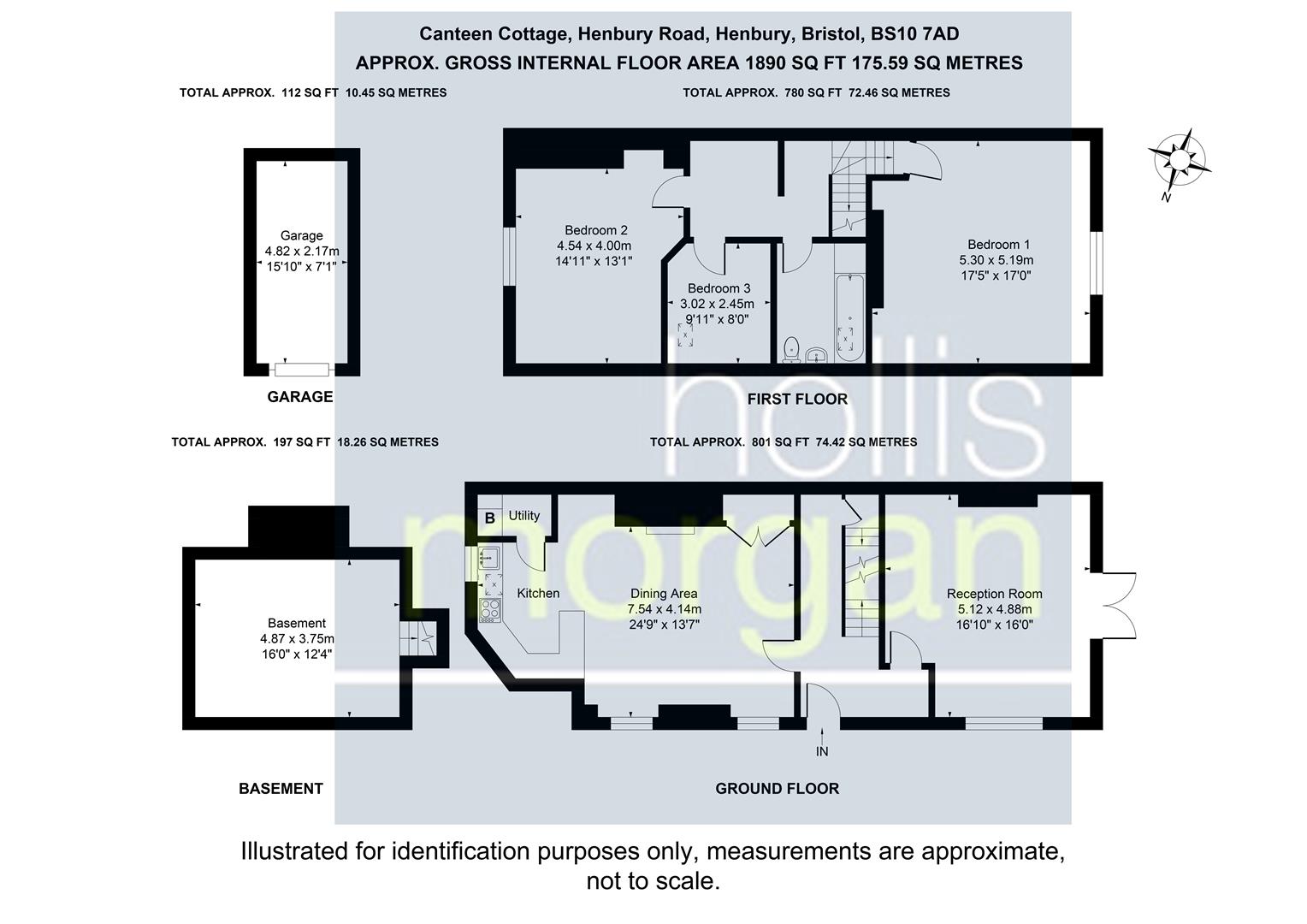Floorplans For Canteen Cottage, Blaise