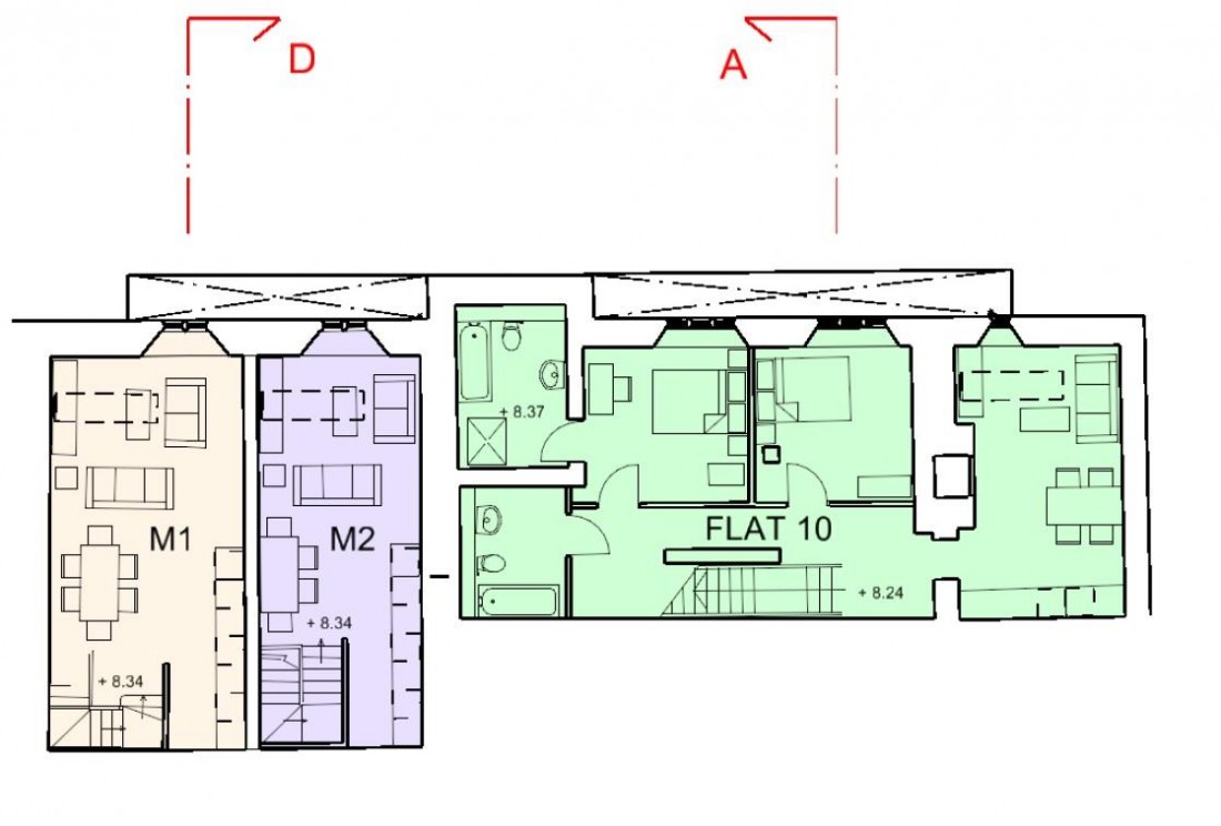 Floorplan for ST AGNES - PP GRANTED 23 RESI UNITS