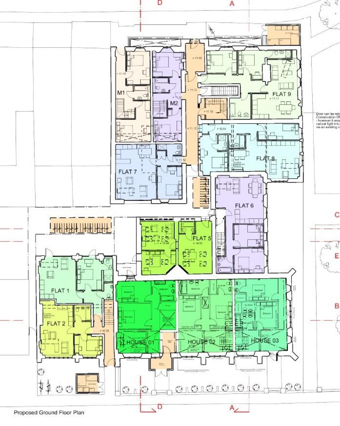 Floorplan for ST AGNES - PP GRANTED 23 RESI UNITS