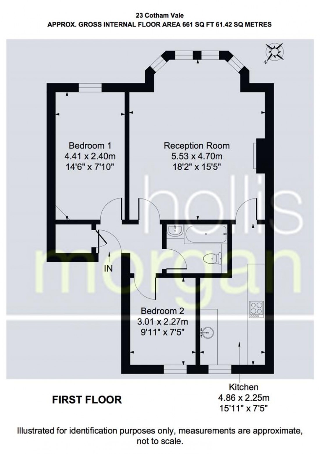 Floorplan for Cotham Vale, Redland