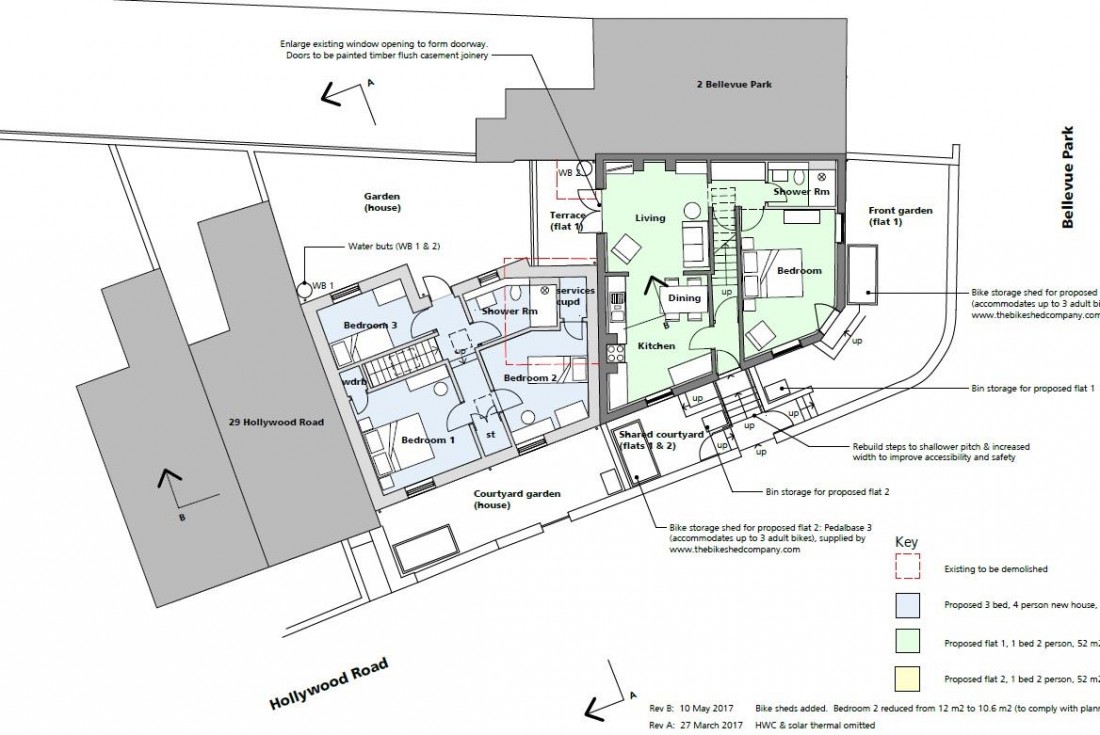 Floorplan for PLANNING GRANTED - 3 BED HOUSE