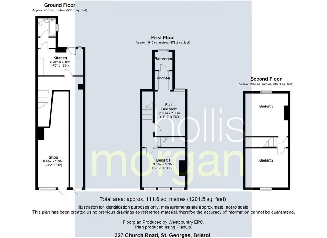 Floorplan for MIXED USE INVESTMENT - £24k PA