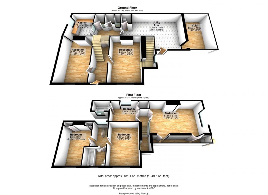 Floorplan for WRINGTON TOWNHOUSE - HUGE POTENTIAL