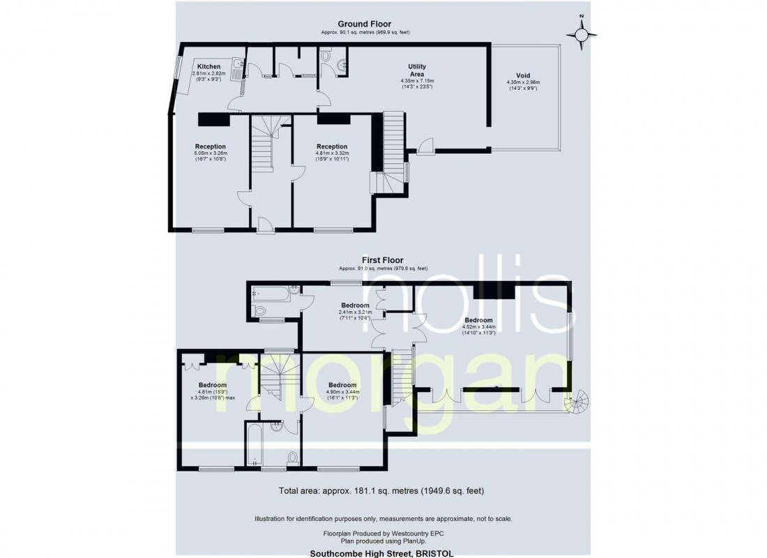 Floorplan for WRINGTON TOWNHOUSE - HUGE POTENTIAL