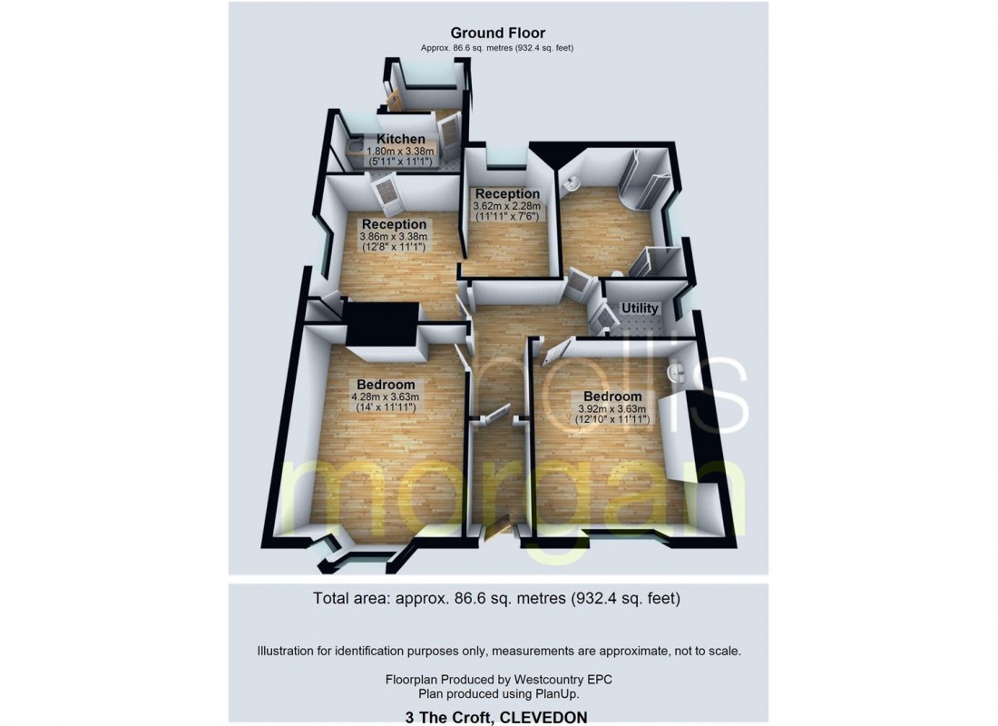 Floorplan for BUNGALOW FOR MODERNISATION