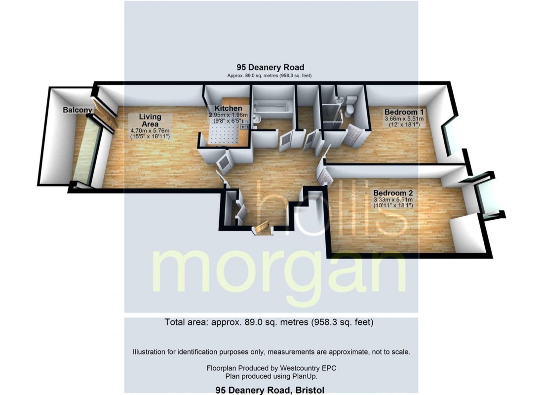 Floorplan for MODERN APARTMENT- REDUCED PRICE FOR AUCTION