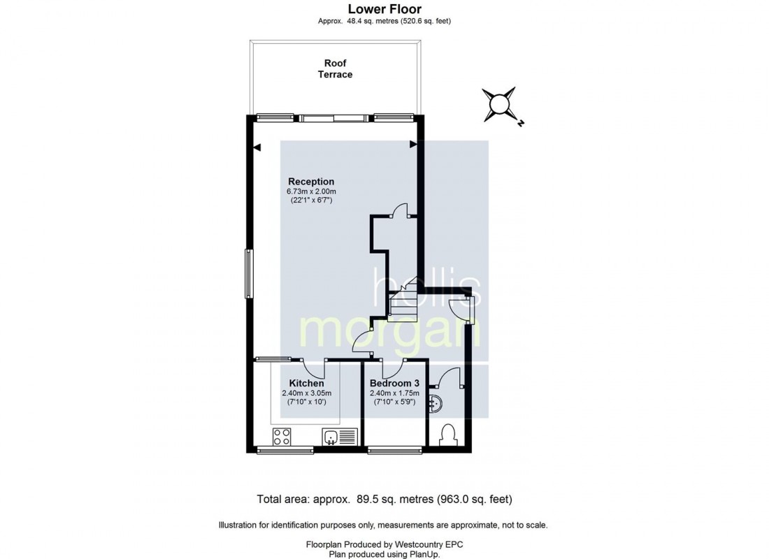 Floorplan for Clifton Wood Road, Cliftonwood, Bristol