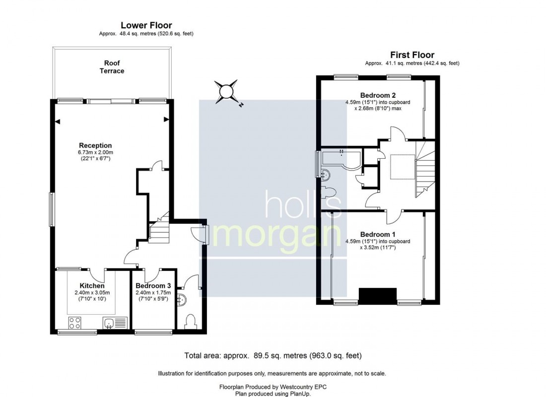 Floorplan for Clifton Wood Road, Cliftonwood, Bristol