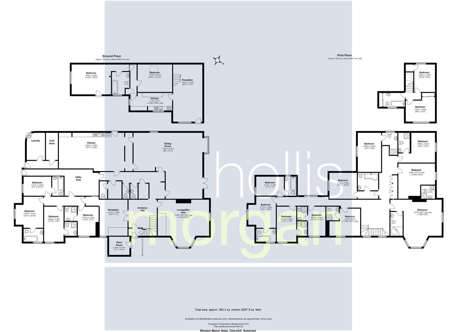 Floorplans For HOTEL + COTTAGE + LAND - HUGE POTENTIAL