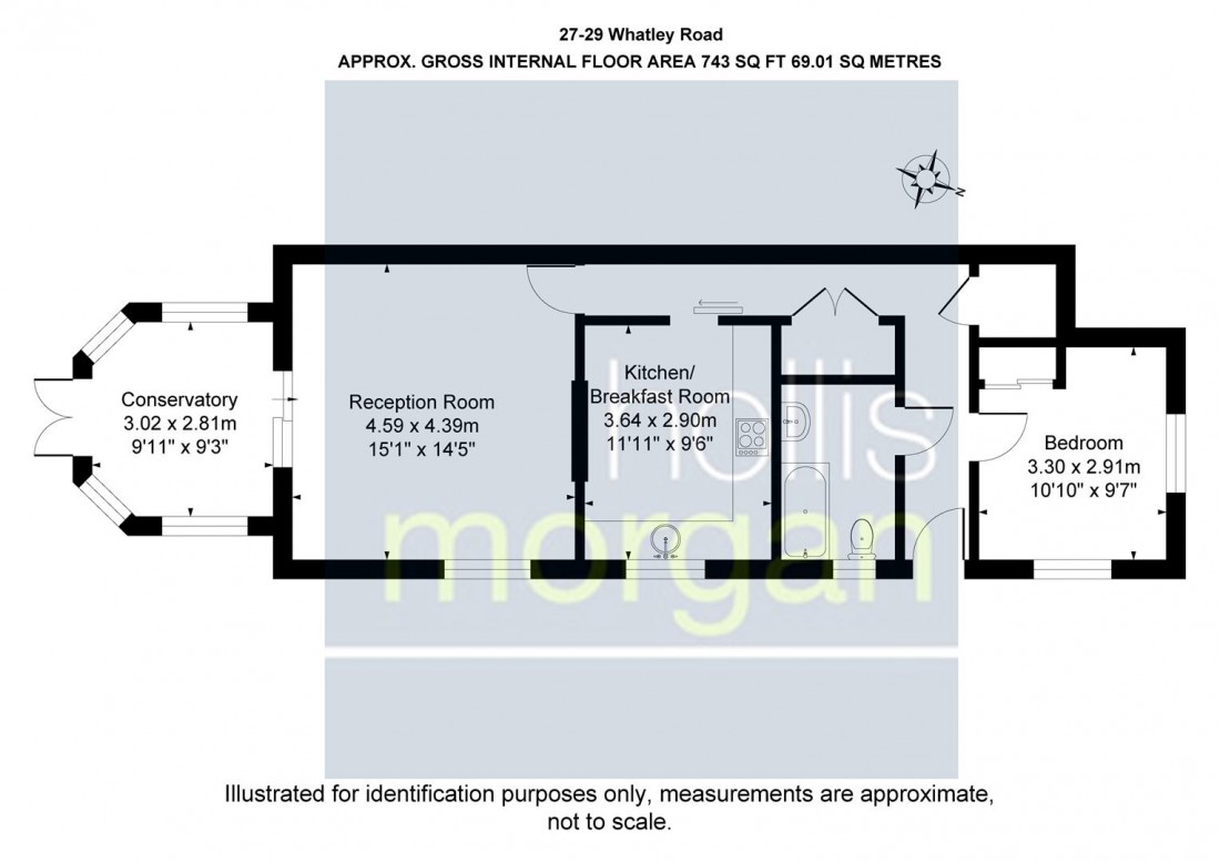 Floorplan for Whatley Road, Clifton