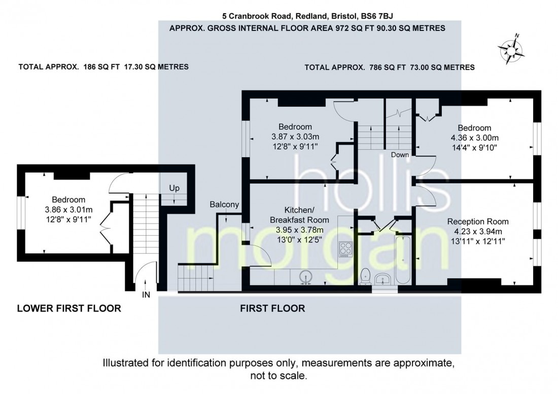 Floorplan for Cranbrook Road, Redland