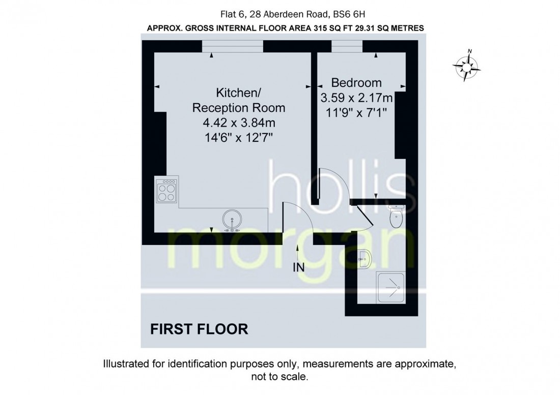 Floorplan for Aberdeen Road, Redland