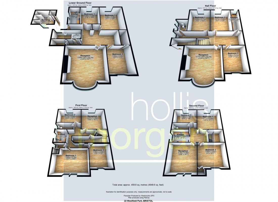 Floorplan for BLOCK OF FLATS - INVESTMENT / BREAK UP