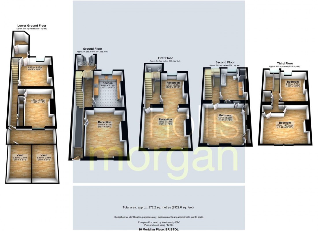 Floorplan for CLIFTON TOWNHOUSE FOR MODERNISATION