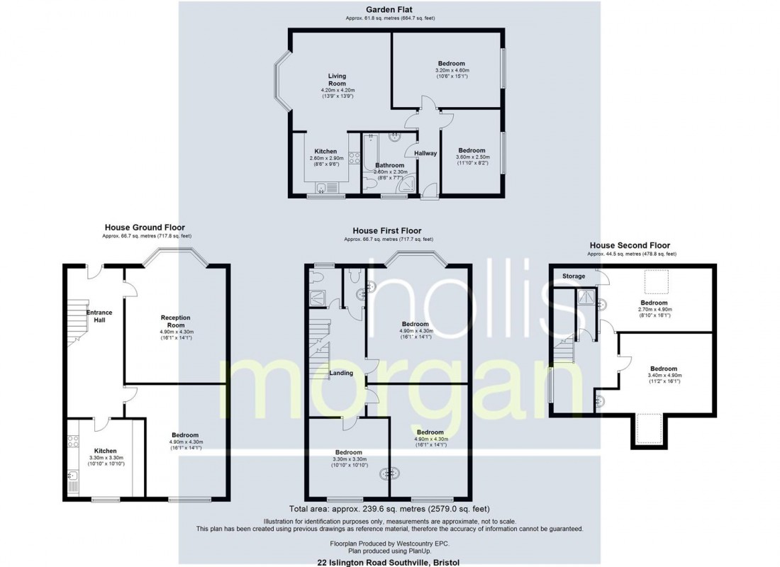 Floorplan for 6 BED HMO + 2 BED FLAT - SOUTHVILLE