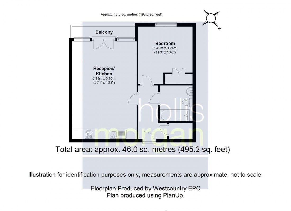 Floorplan for Montague Street, Bristol