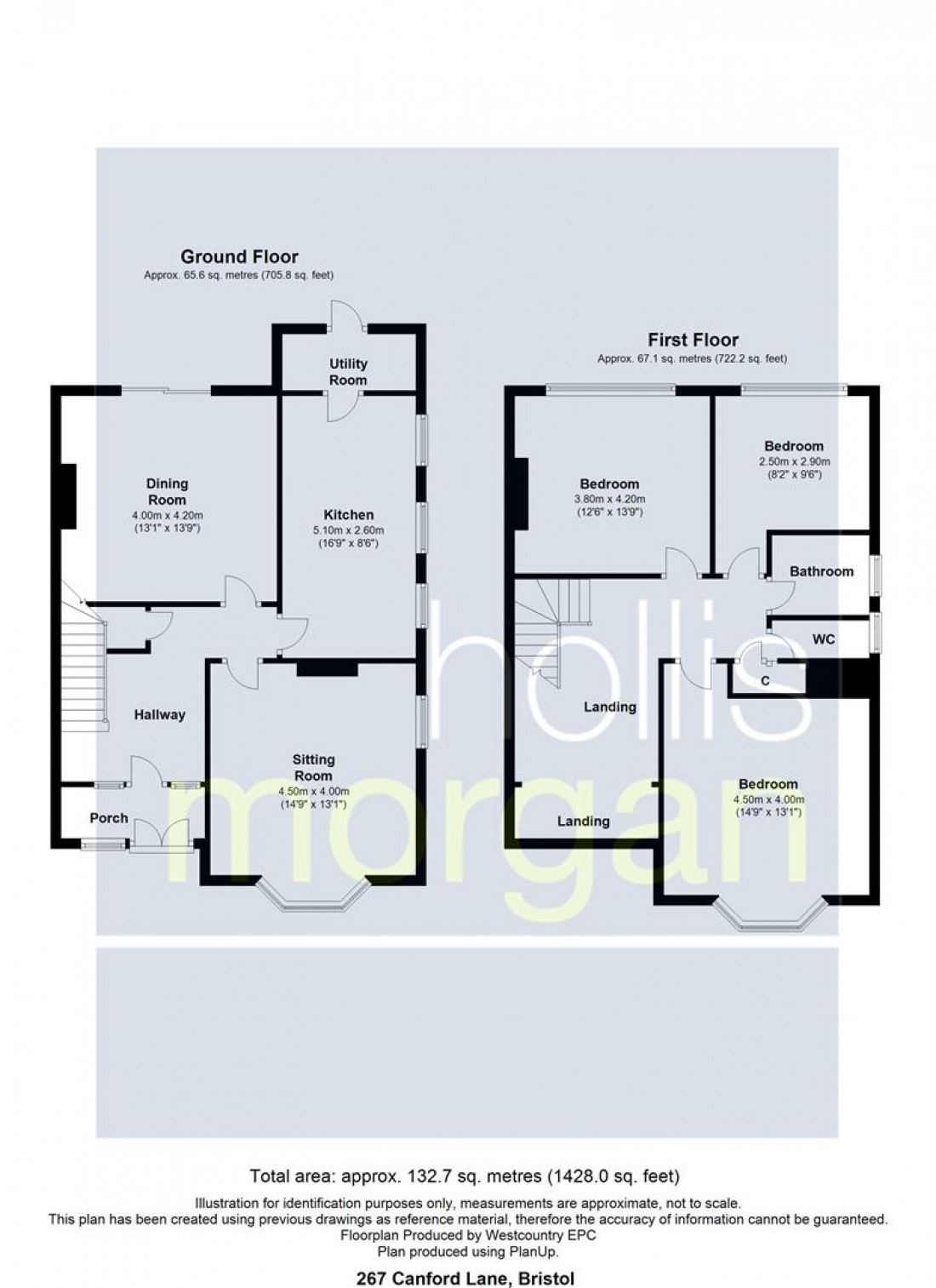Floorplan for FAMILY HOME FOR UPDATING - CANFORD LANE