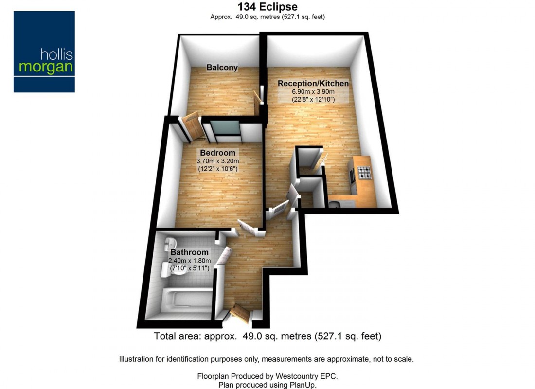 Floorplan for Broad Weir, City Centre, Bristol