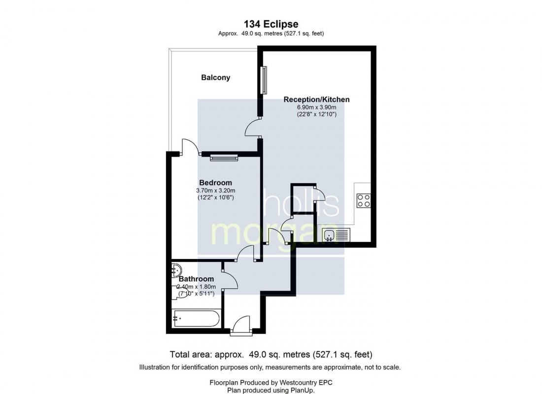 Floorplan for Broad Weir, City Centre, Bristol