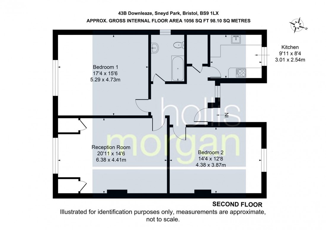 Floorplan for Downleaze, Sneyd Park