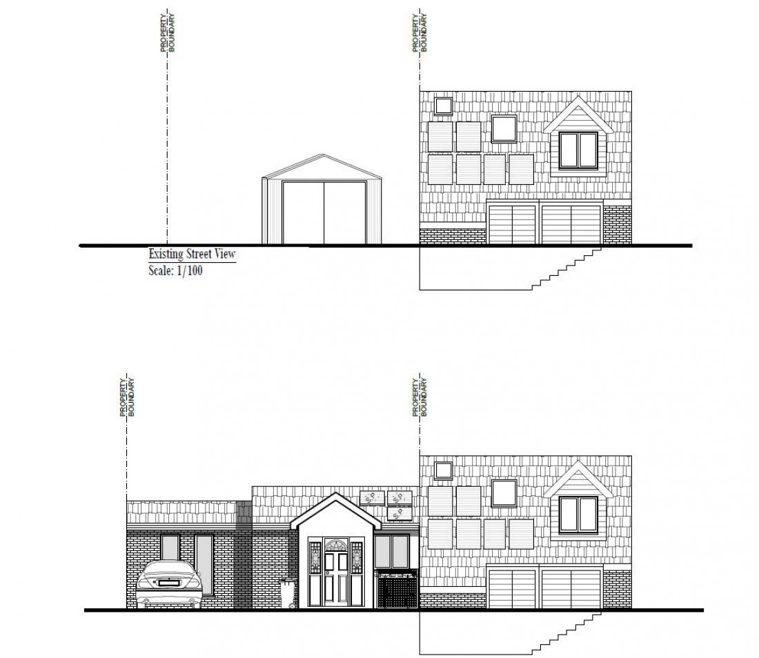 Floorplan for PLOT - PLANNING GRANTED ( 1 BED HOUSE )
