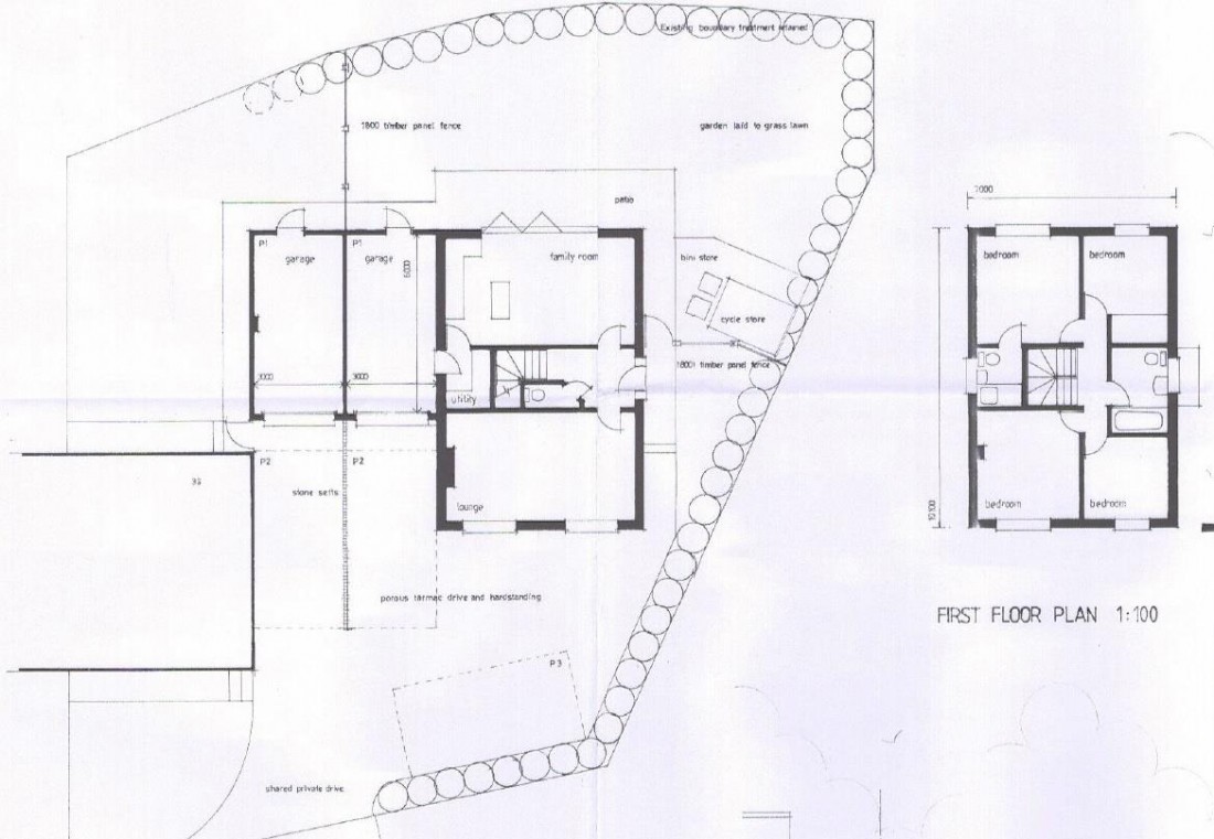 Floorplan for BUILDING PLOT - PLANNING GRANTED