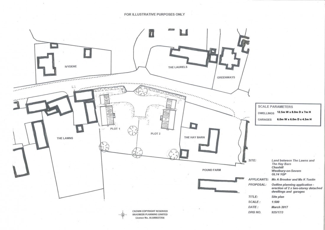 Floorplan for PLANNING GRANTED - 2 DETACHED HOUSES