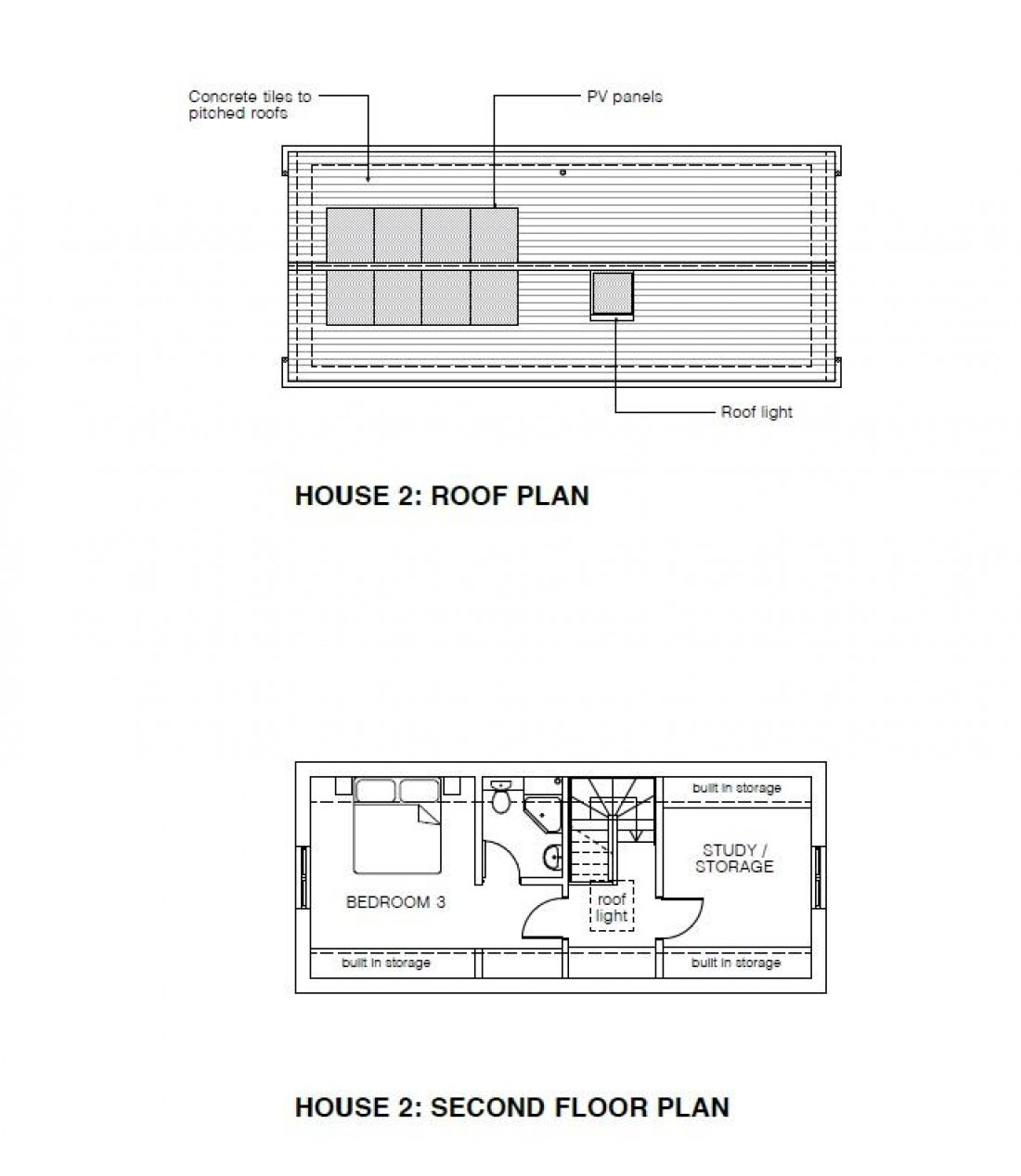 Floorplan for PP GRANTED - 2 HOUSES - GDV £575K