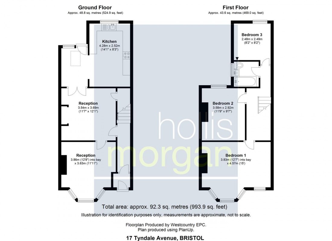 Floorplan for PERIOD HOUSE ON QUIET CUL DE SAC