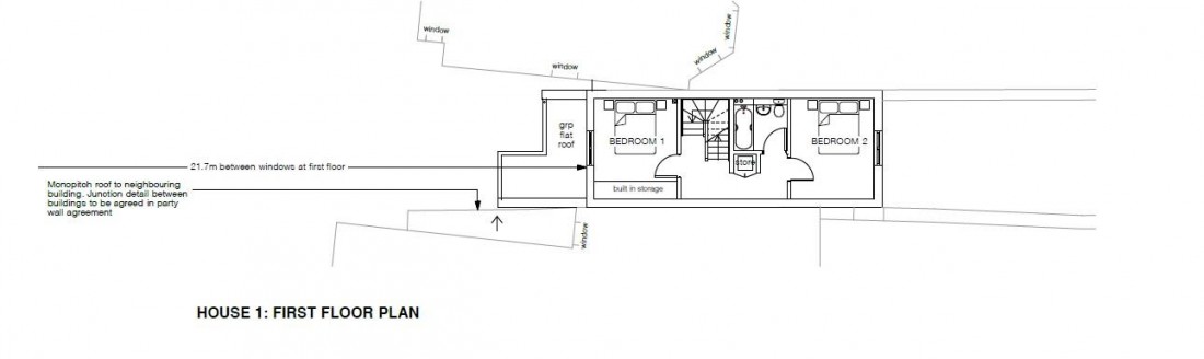 Floorplan for PP GRANTED - 2 HOUSES - GDV £575K