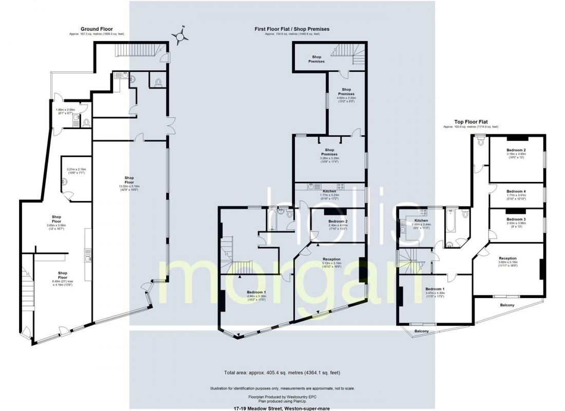 Floorplan for 2 FLAT / 2 SHOPS - CLOSE TO BEACH WSM