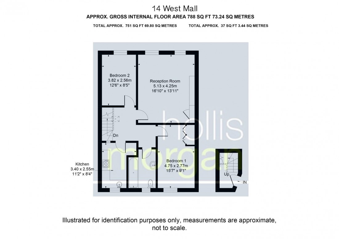 Floorplan for West Mall, Clifton