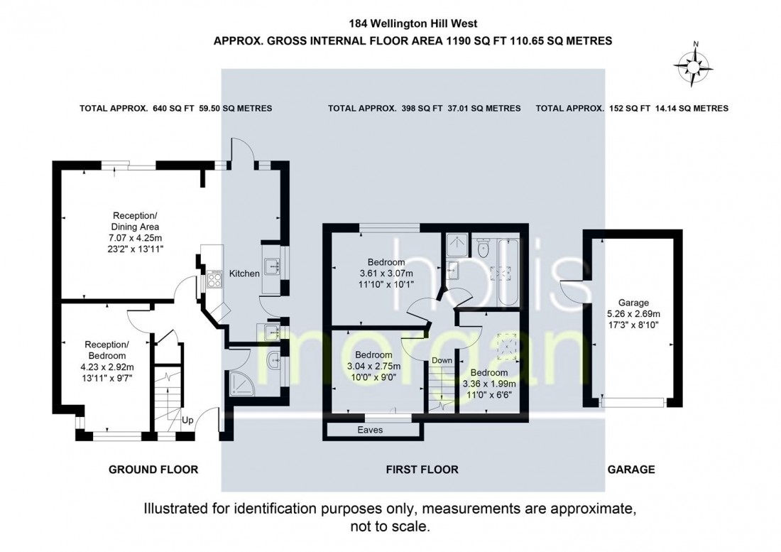 Floorplan for Wellington Hill West, Henleaze