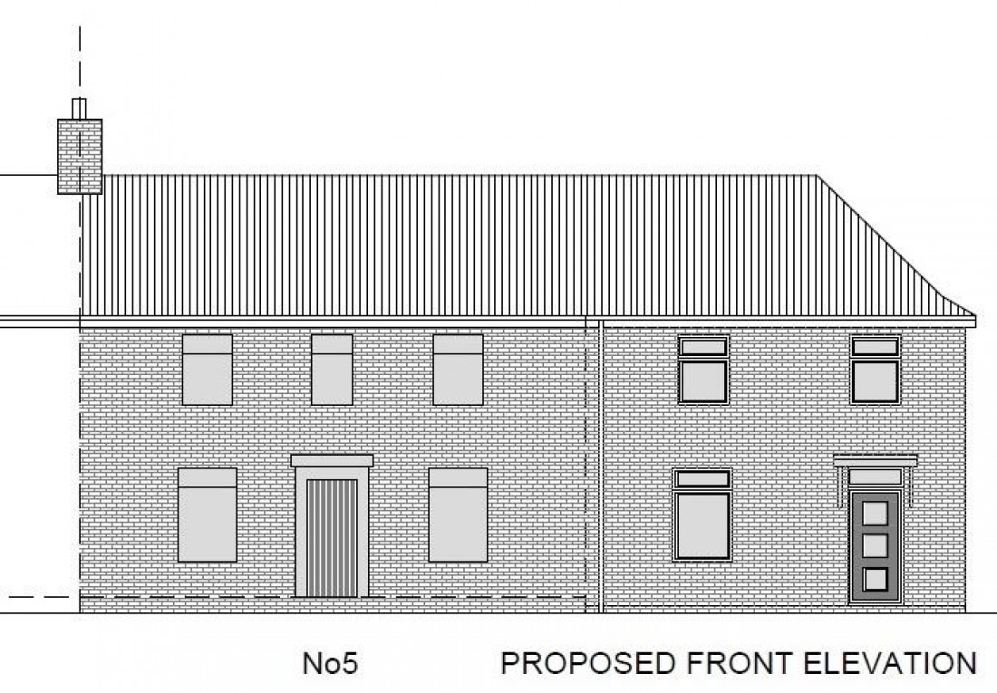 Floorplan for PLANNING GRANTED - 2 BED HOUSE