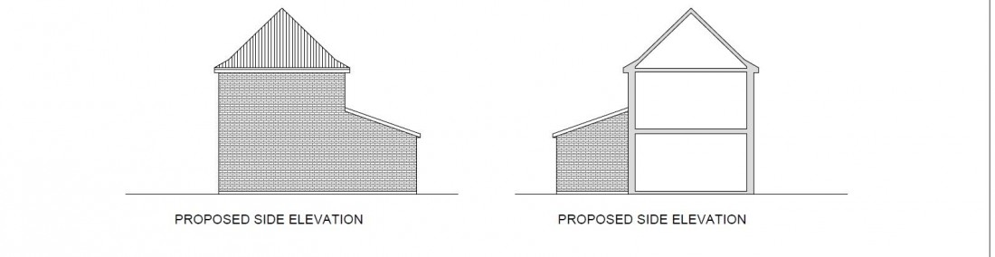 Floorplan for PLANNING GRANTED - 2 BED HOUSE