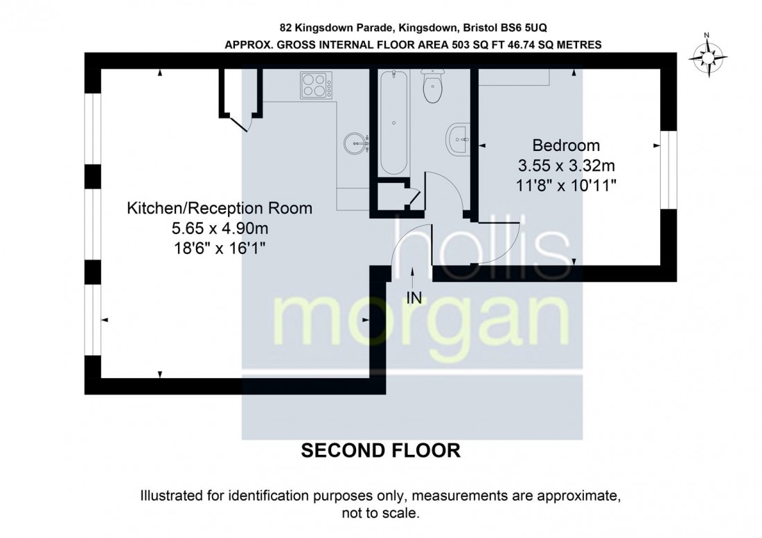Floorplan for Kingsdown Parade, Kingsdown