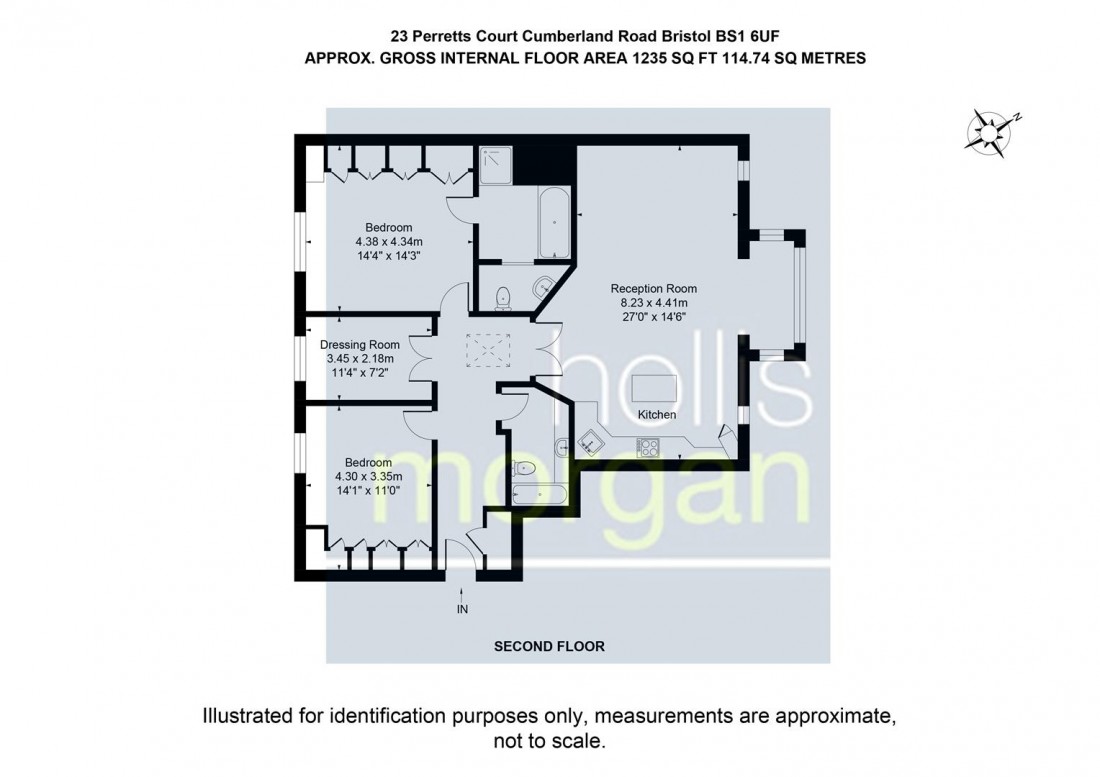 Floorplan for Cumberland Road, Harbourside