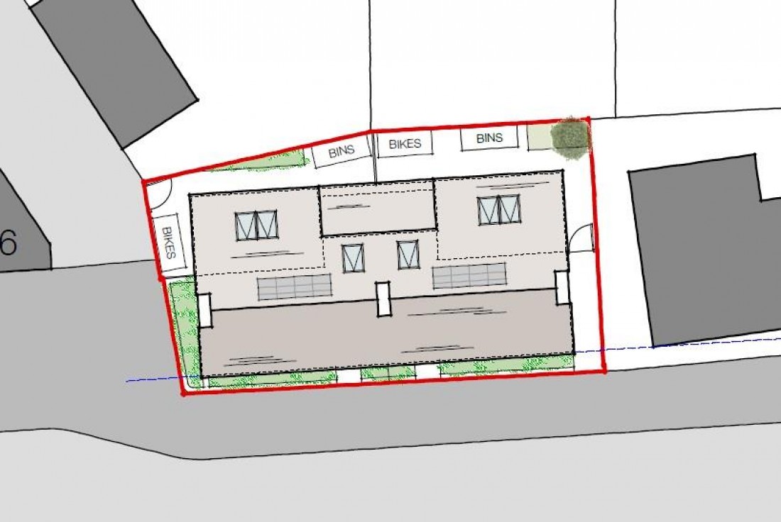 Floorplan for PP GRANTED  - 2X 2 BED COTTAGES - GDV £700k